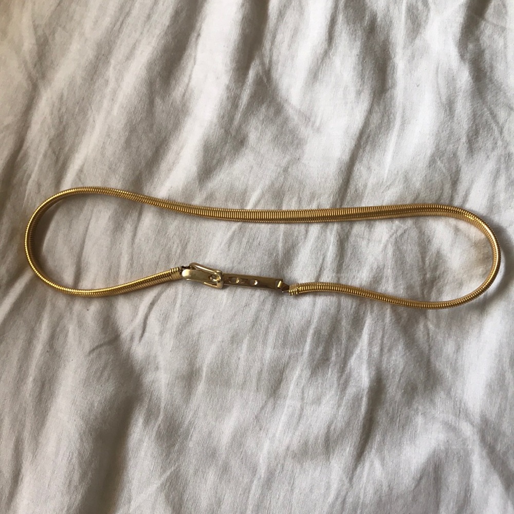 Skinny Gold Spring Belt
